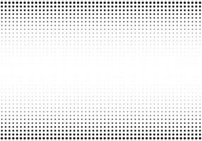 Abstract black and white halftone background vector