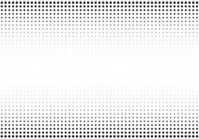 Abstract black and white halftone background vector