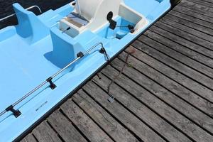 Berth for mooring boats and yachts photo