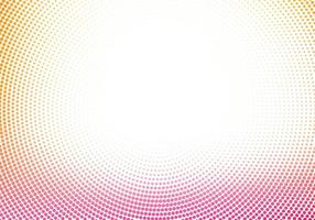 Abstract circular decorative colorful dotted on white background vector