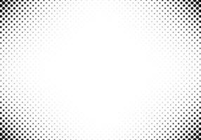 Abstract black and white halftone background vector