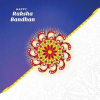 Illustration of raksha bandhan greeting card background vector