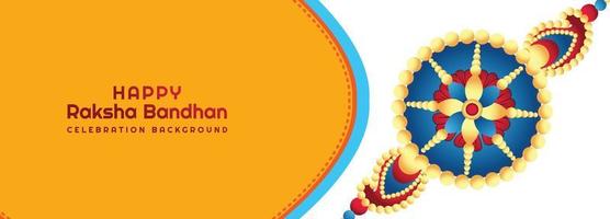 diseño de banner de tarjeta de raksha bandhan del festival hindú vector