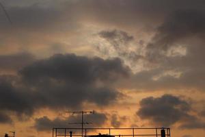 Rain clouds in the sky photo