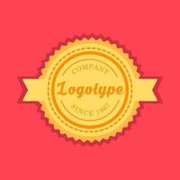 Vintage badge and label template vector