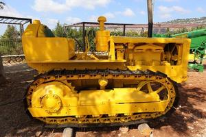 Old agricultural machinery in Israel photo