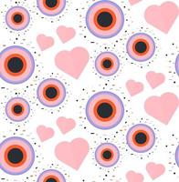 Vintage Seamless Romantic Pattern vector