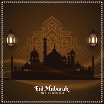 Eid Mubarak Islamic festival background