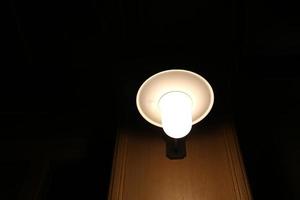 Lantern - a device for lighting the street at night photo