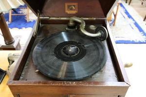 Antiques and tools are sold at the flea market photo