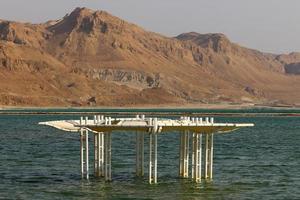 Shore of the Dead  sea in the south of Israel. photo