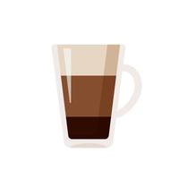 Hot coffee mug vector. Popular drink menu in the cafe For drinking to wake up in the morning vector