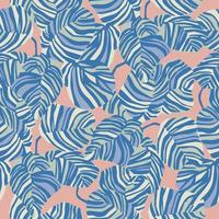 Vector tropical leaf motif illustration seamless repeat pattern fashion and home decor fabric print digital artwork