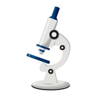 Microscope icon isolated on a white background. Vector illustration