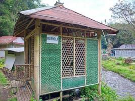 simple green prayer room by the river photo