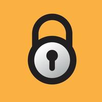 lock pad icon vector design