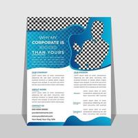 Corporate Business Flyer poster brochure cover design template in A4 size. Can be adapted to Brochures, Annual reports, Magazine, Poster, Business Presentation, Portfolio, Flyer, Banner, and Website. vector