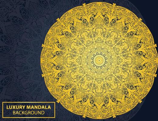 Creative luxury decorative mandala background with golden arabesque pattern. decorative mandala for print, cover, brochure, and flyer.