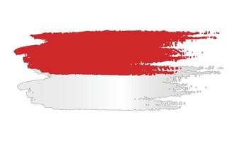 Free Indonesia Flag vector in paint splash style editable asset