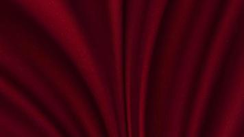 Abstract realistic red silky fabric crease background and texture vector