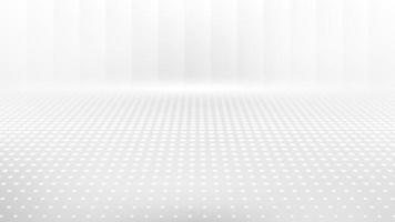 Abstract white and gray background with perspective halftone and lighting effect technology concept vector