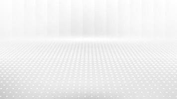 Abstract white and gray background with perspective halftone and lighting effect technology concept vector