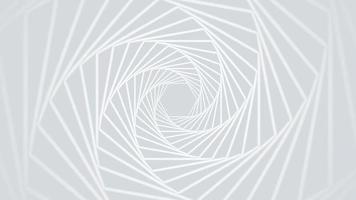 Abstract white spiral lines pattern on clean background vector