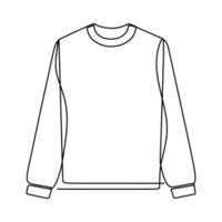 continuous line drawing on clothes vector