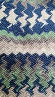 Handmade bags. Knitted from colored threads. Volumetric and comfortable to wear with a long handle. photo