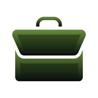 suitcase chat logo gradient design template icon element vector