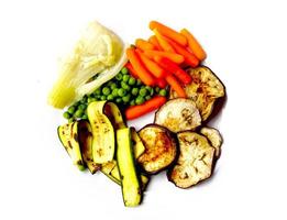 Grilled fresh vegetables photo