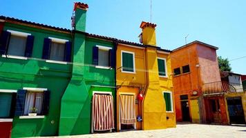 construcción de casas de colores foto