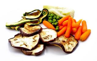 close up Grilled fresh vegetables photo