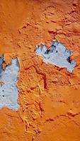 decay orange color wall in Burano photo