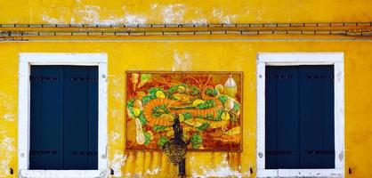 Two Windows with white frame photo