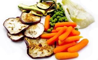 Grilled fresh vegetables salad photo