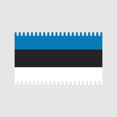 Estonia Flag Vector. National Flag