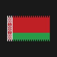 vector de la bandera de Bielorrusia. bandera nacional