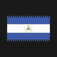 Nicaragua Flag Vector. National Flag vector