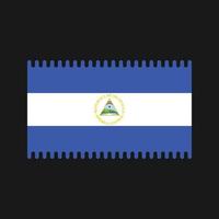 vector de la bandera de nicaragua. bandera nacional