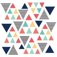 Triangle pattern color variation photo