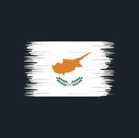 Cyprus Flag Brush. National Flag vector