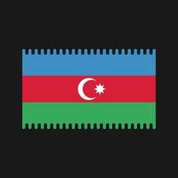 vector de la bandera de azerbaiyán. bandera nacional
