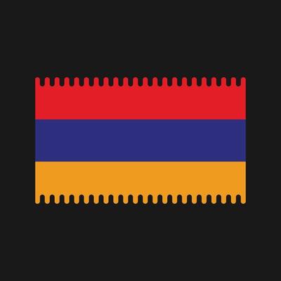 Armenia Flag Vector. National Flag