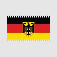vector de la bandera de Alemania. bandera nacional