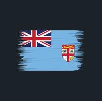 Fiji Flag Brush. National Flag vector