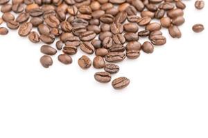 Coffee bean on isolated on white background. Food and beverage concept photo