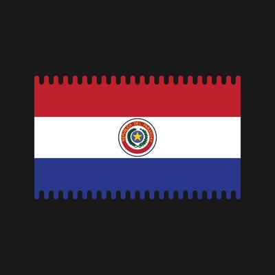 Paraguay Flag Vector. National Flag