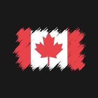 Canada Flag Brush. National Flag vector