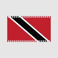 vector de bandera de trinidad y tobago. bandera nacional